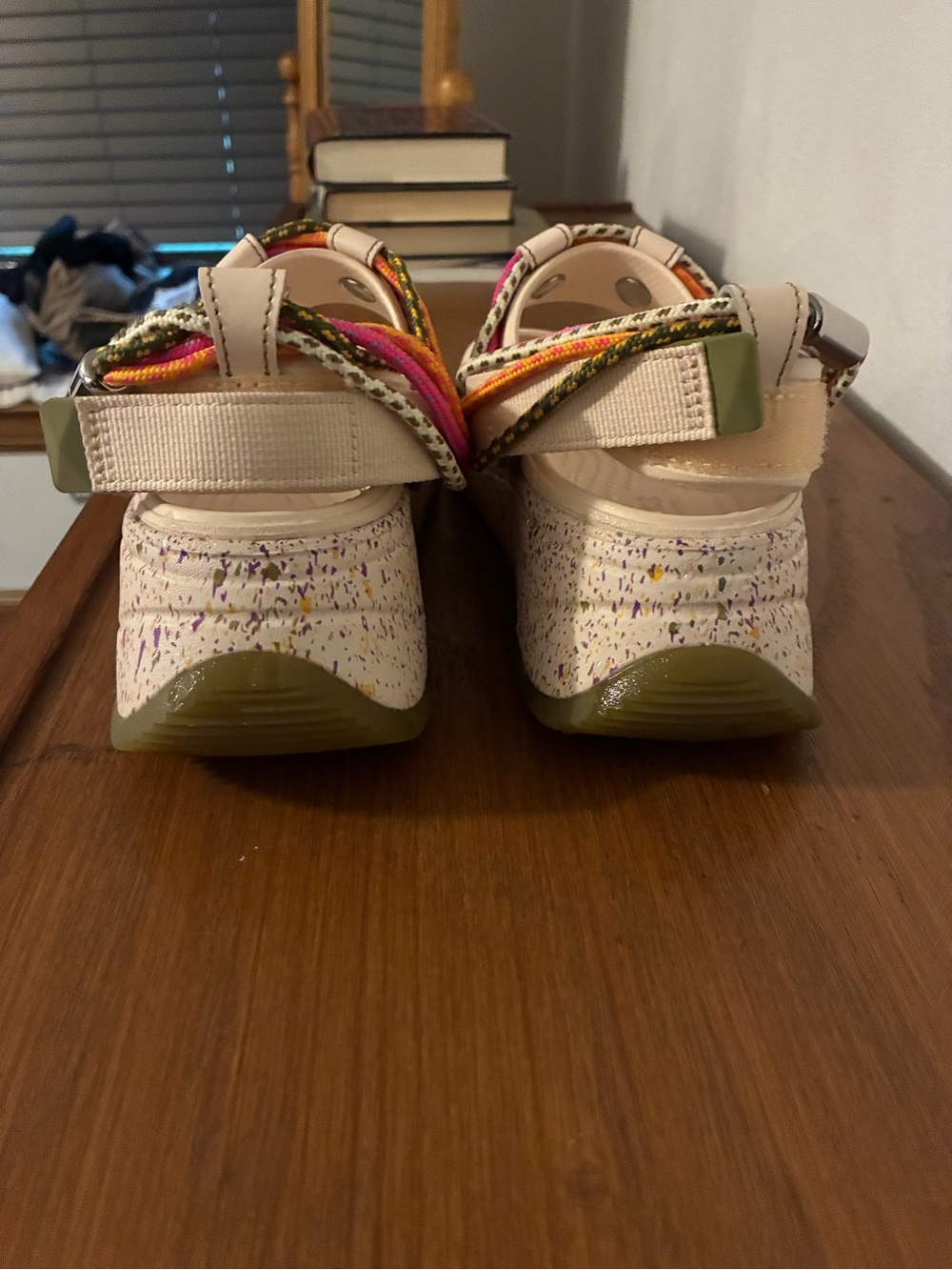 CROCS Hiker Xscape Festival Sandals with Colorful Braided Straps - Picture 5 of 6